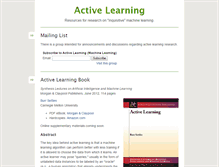 Tablet Screenshot of active-learning.net